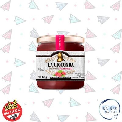Dulce de Rosa Frambuesa, Mermelada La Gioconda, 420 g / 14,81 oz