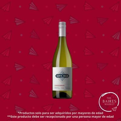 Vino Blanco Chardonnay Santa Julia 750 cc