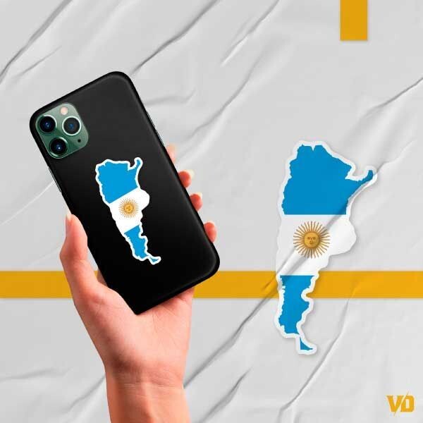 Sticker Mapa Argentina // Oficial Vinilo Design