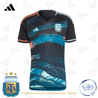 Remera Argentina Futbol Femenino Version Hombre Oficial Adidas 2023