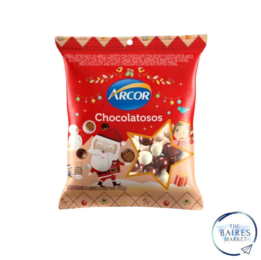 Arcor chocolatosos, Crunchy cereal, Arcor, 70 g / 2.5 oz