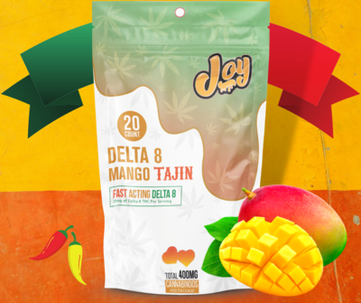 400mg Joy Delta 8 Nano Gummies Mango Tajin (Limited Edition)
