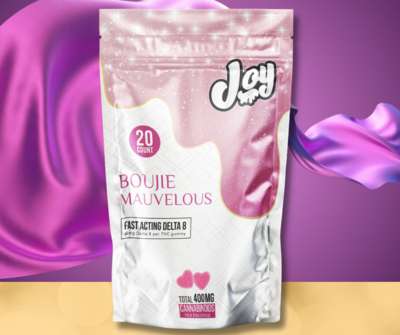400mg, Joy Delta 8 Nano Boujie Series Mauvelous Gummies