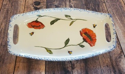 Cottage Pottery Tray w/Handle (Pick Up Only) Cottage Pottery Tray w/Handle (Pick Up Only)