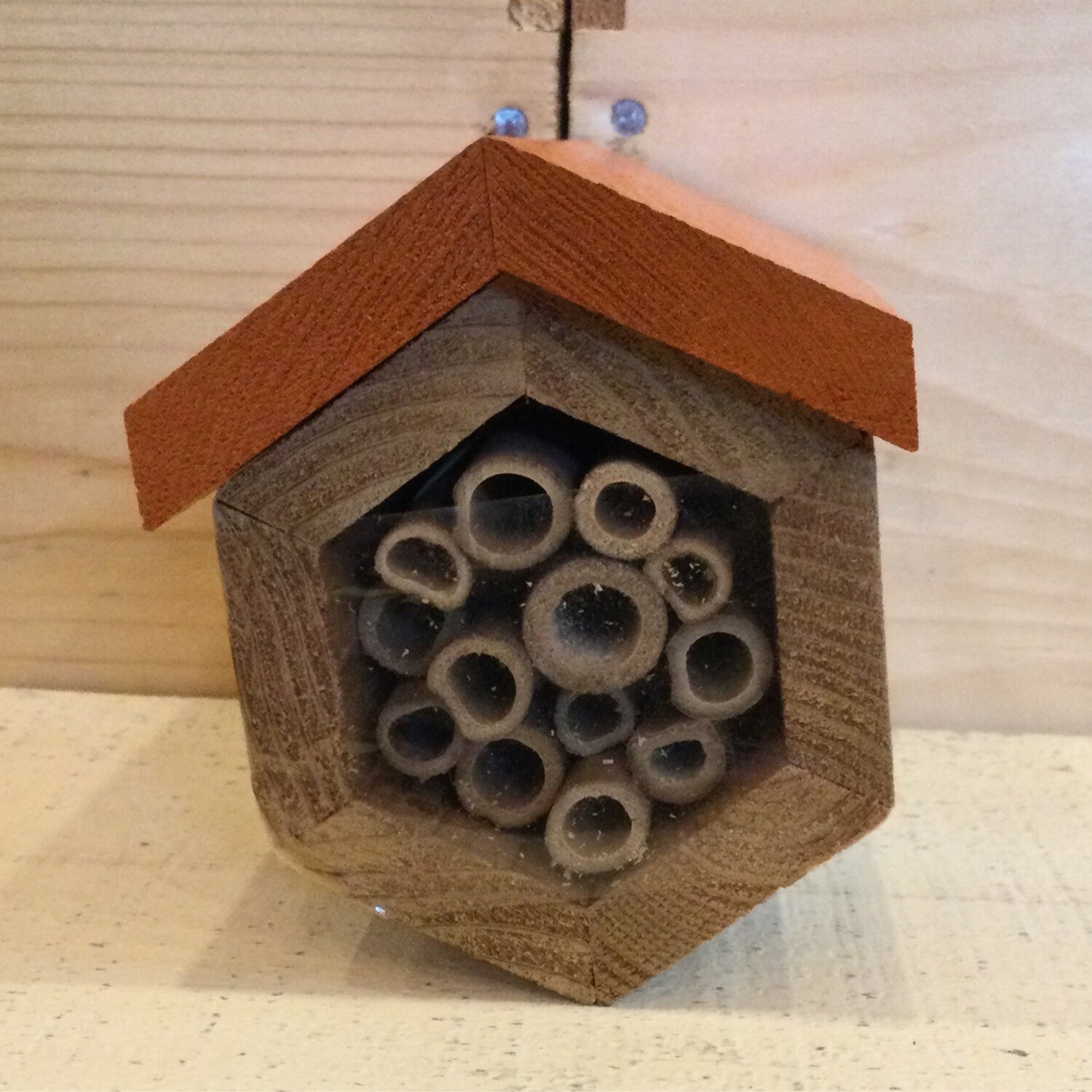 Hexagon Native Bee House