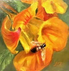 'Almost There' 6x6 Oil on Linen by Sonja A Kever 'Almost There' 6x6 Oil on Linen by Sonja A Kever