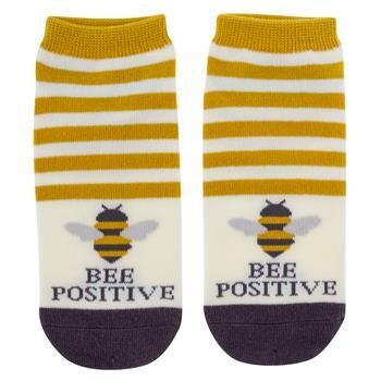Bee Positive Ankle Socks