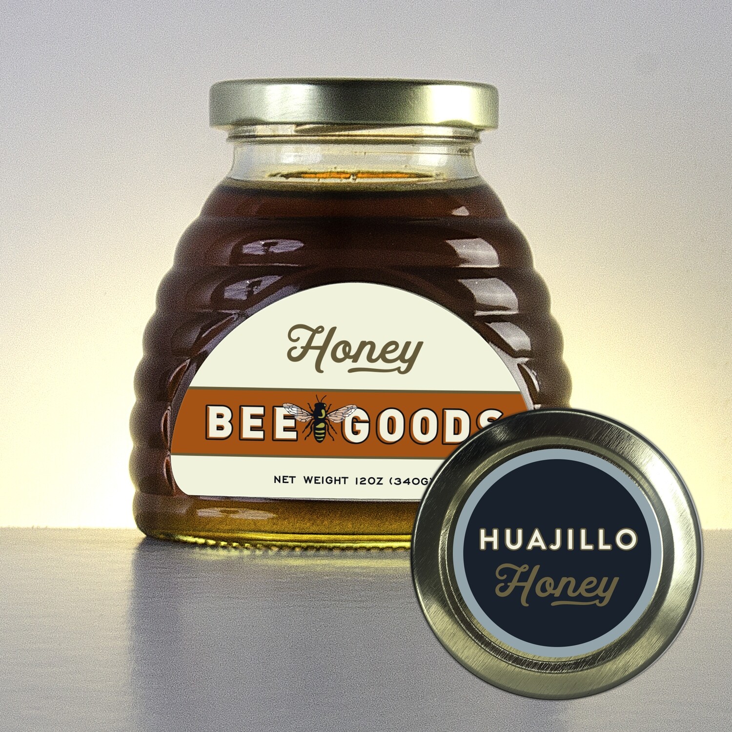 Huajillo Honey 12 oz Skep Jar