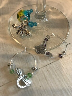 Cocktail Glass Charms