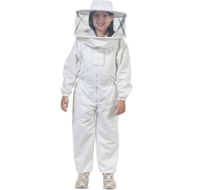 Youth Bee Suit w/ Round Veil