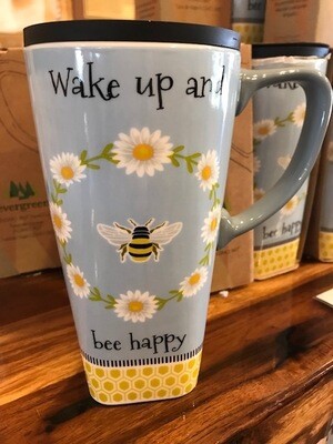 Wake up and Bee Happy Mug