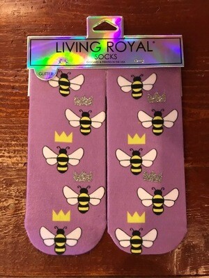 Bees and Flowers Ankle Socks