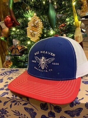 Hat BeeWeaver Hat Red, White, Blue