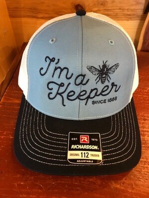 BeeWeaver I'm a Keeper Hat Light Blue