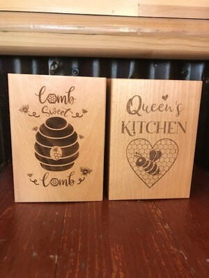 Wooden Utensil Holder Queens Kitchen