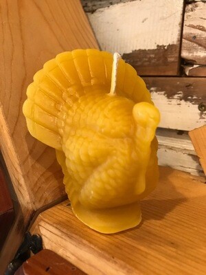 Tom The Turkey Beeswax Candle