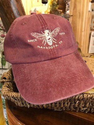 BeeWeaver Dad Hat-maroon