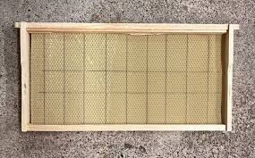 Box Of 10 Deep Beeswax Frames