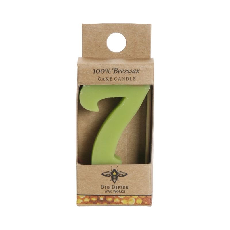 Beeswax Birthday Candle #7