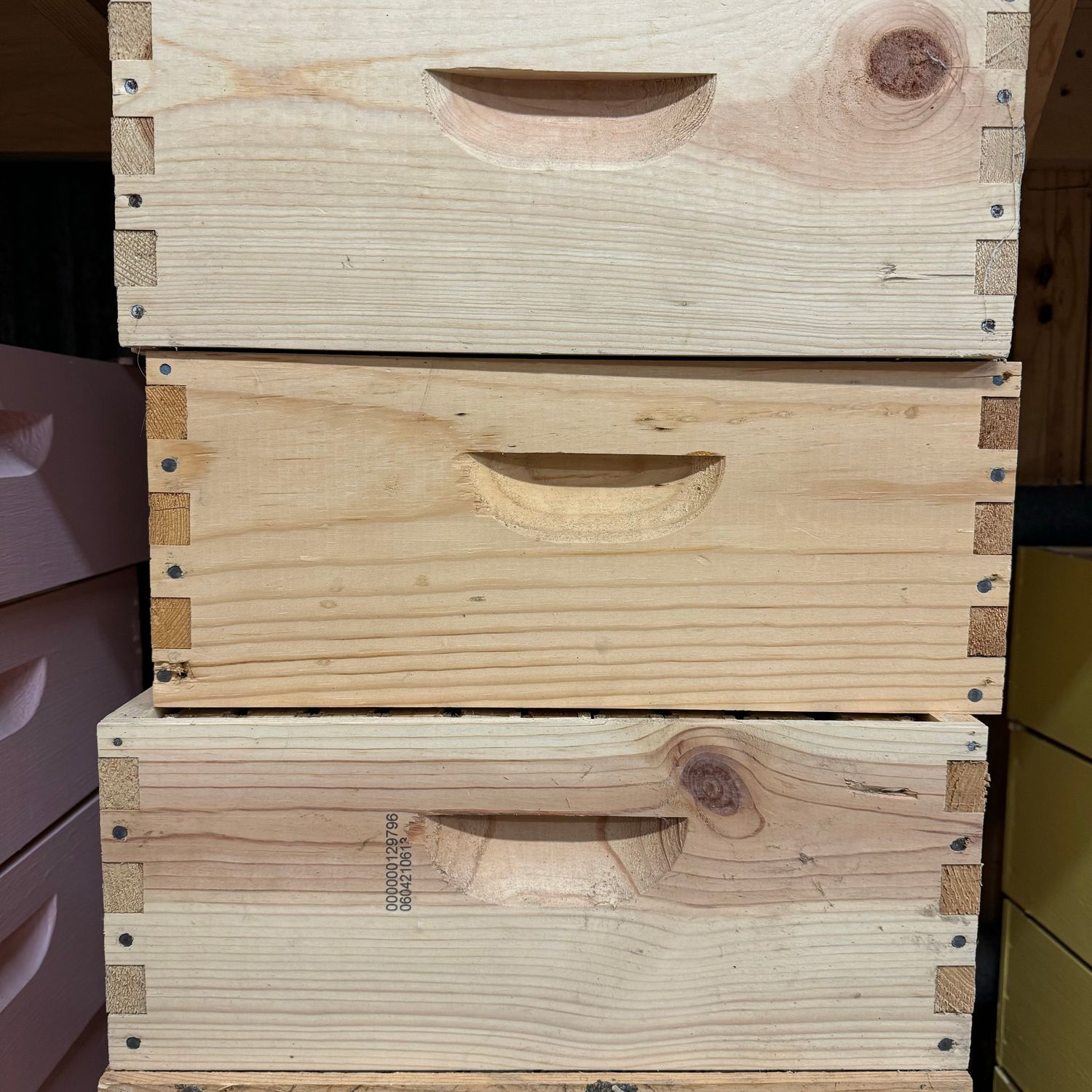 Pine Medium Super Natural Wood 10 frame (No Frames)