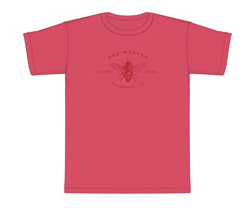 Bee Weaver T-Shirt Pink Medium
