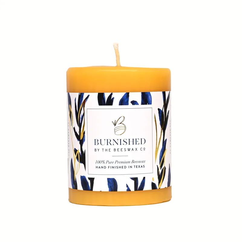 Beeswax Co Pillar Candle 3.5" X 4"
