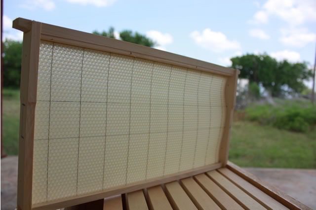 Deep Frame w/ Beeswax Foundation