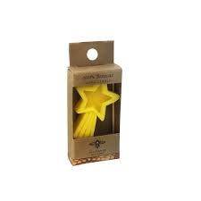 Beeswax Birthday Candle Star