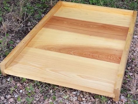 Pine Bottom Board Natural Wood 10 Frame