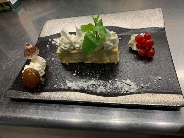 La mousse di marroni e la meringa