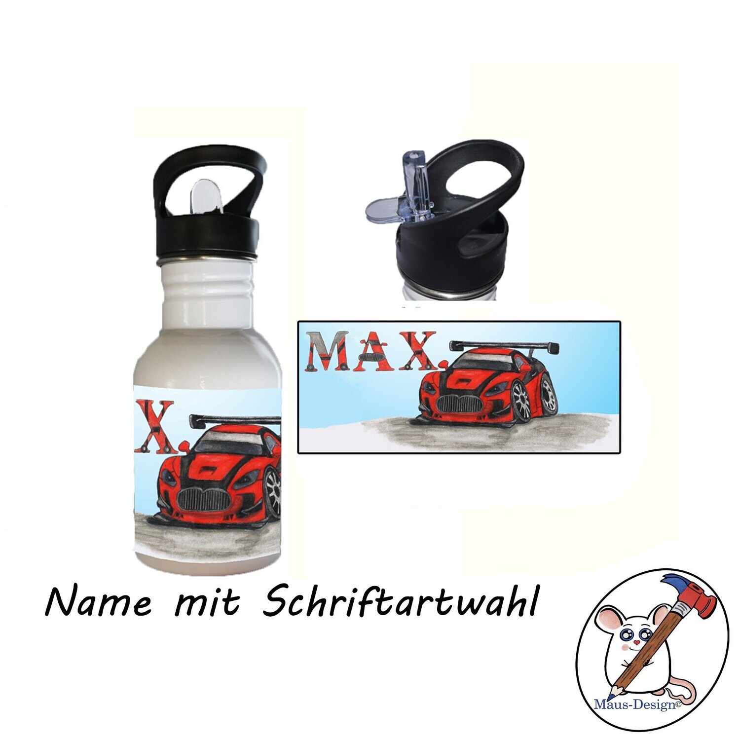 Auto Edelstahl Trinkflasche