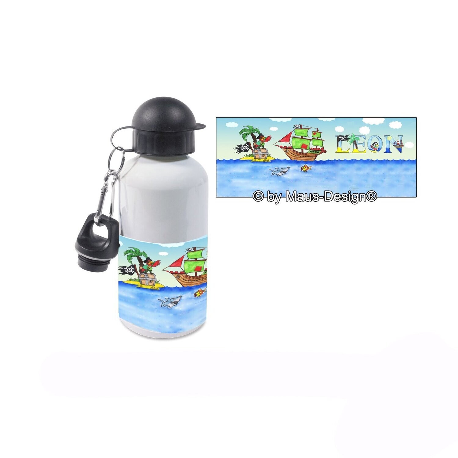 Pirat Alu Trinkflasche