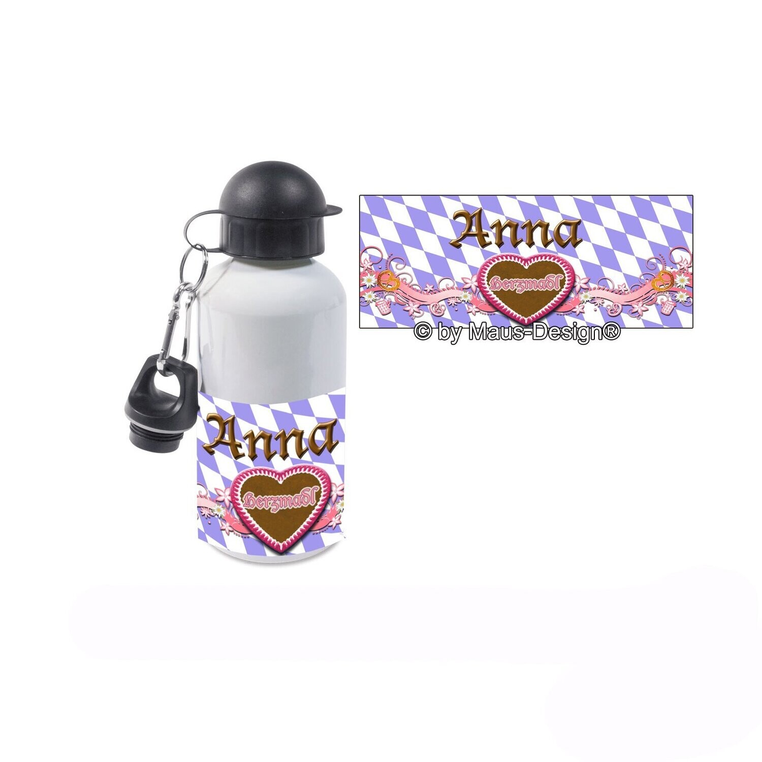 Herzmadl Alu Trinkflasche