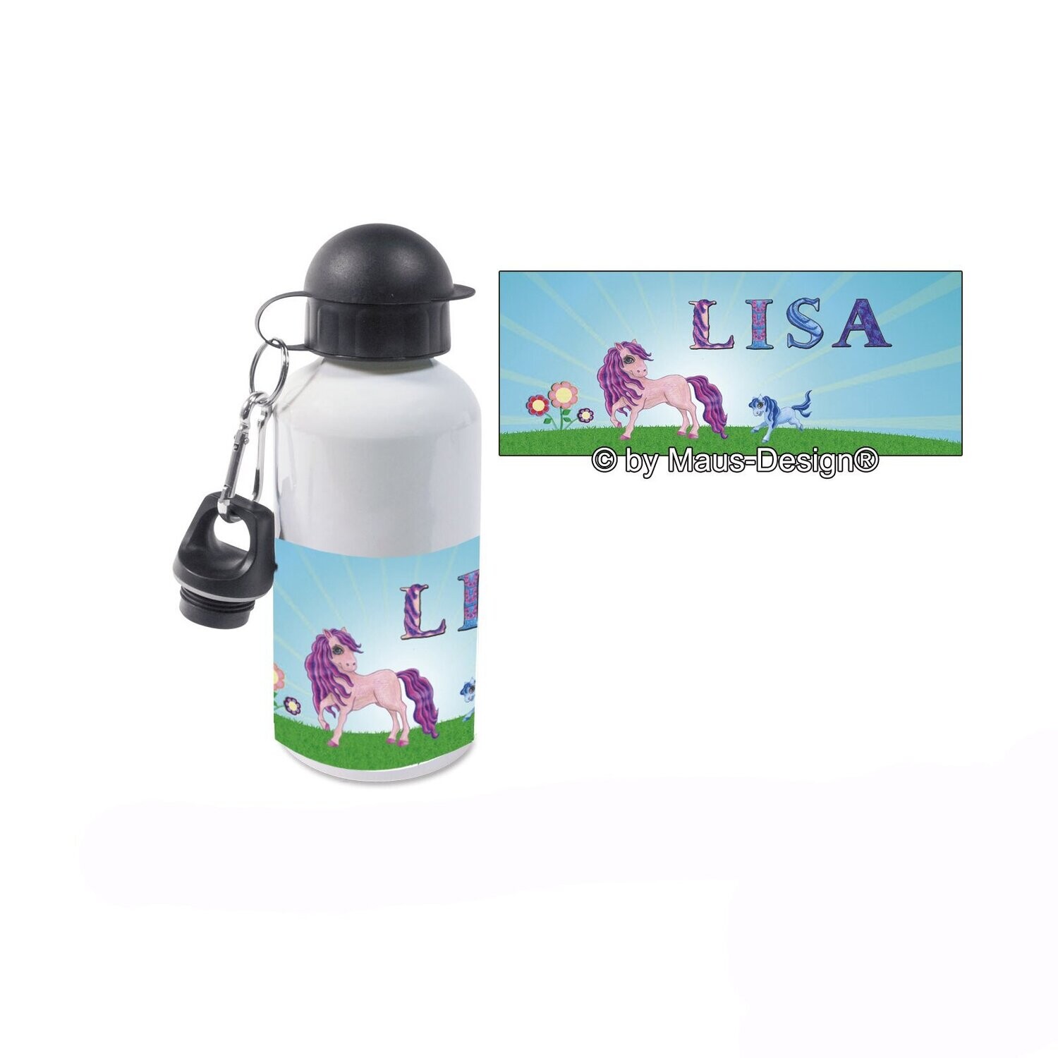 Pony Alu Trinkflasche