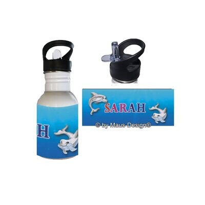 Delfin Edelstahl Trinkflasche