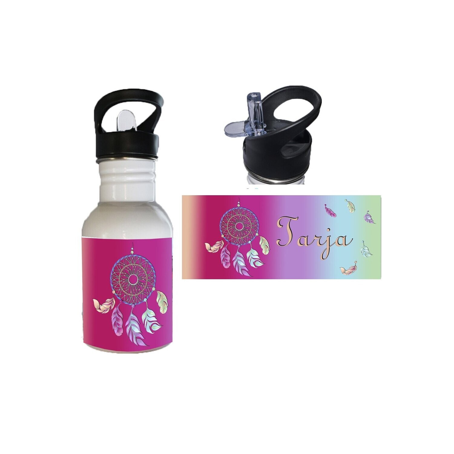 Traumfänger Edelstahl Trinkflasche