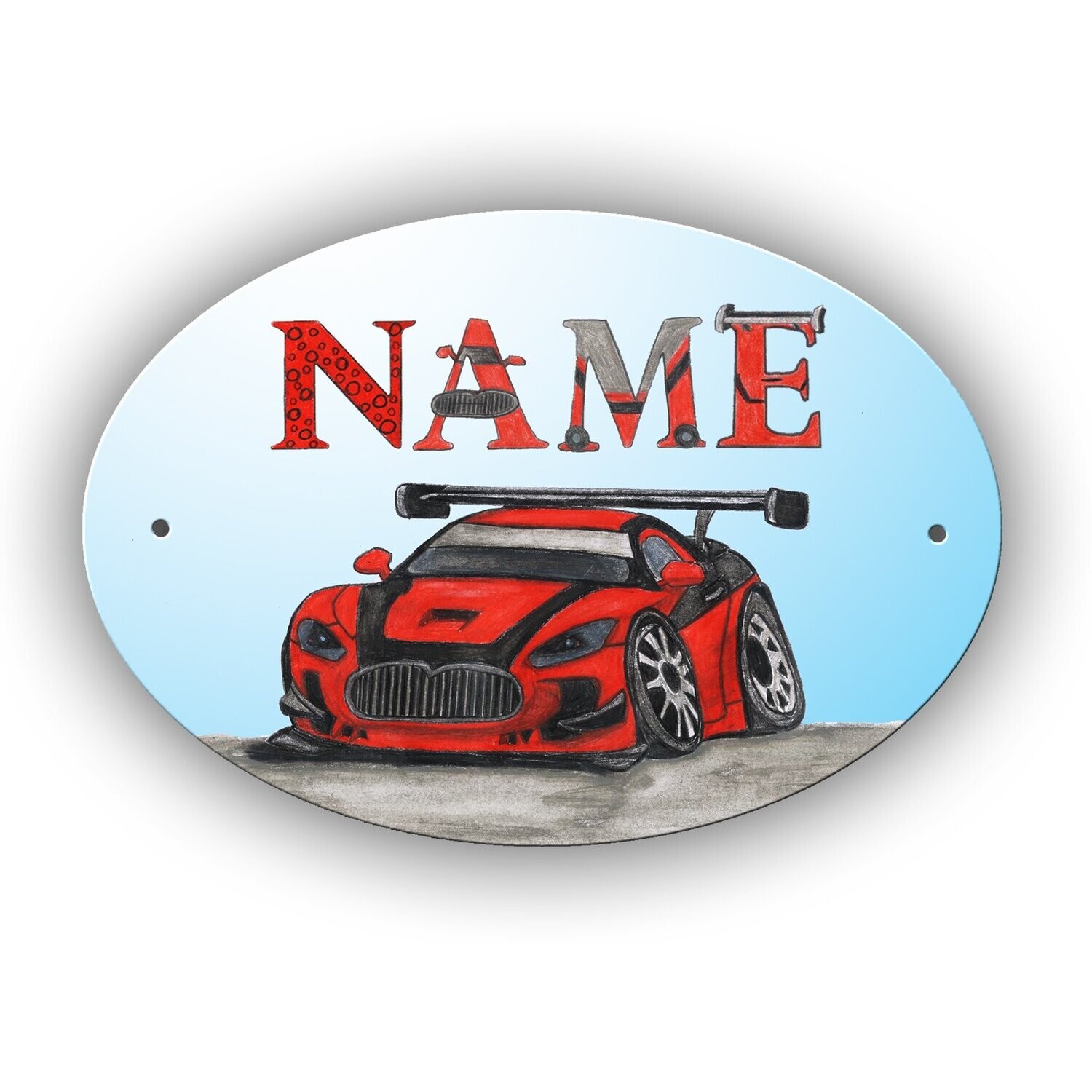 Auto Türschild