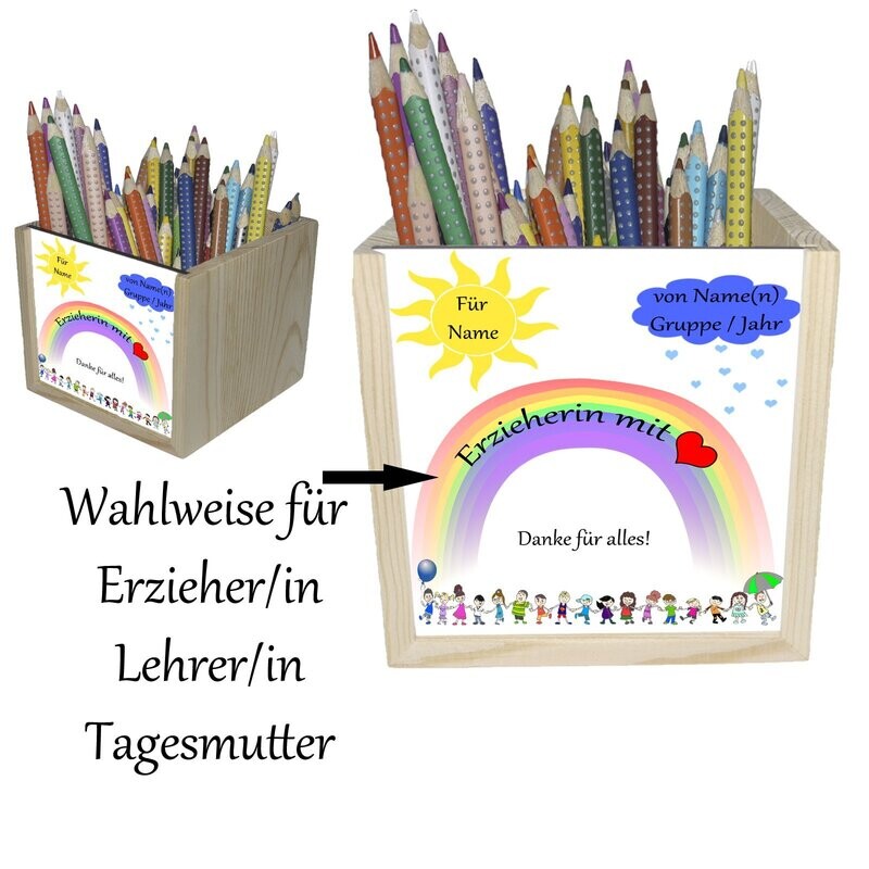 Stiftebox ... mit Herz Stiftebox ... mit Herz