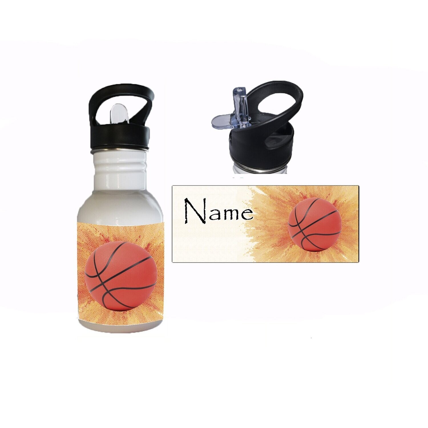 Basketball Edelstahl Trinkflasche