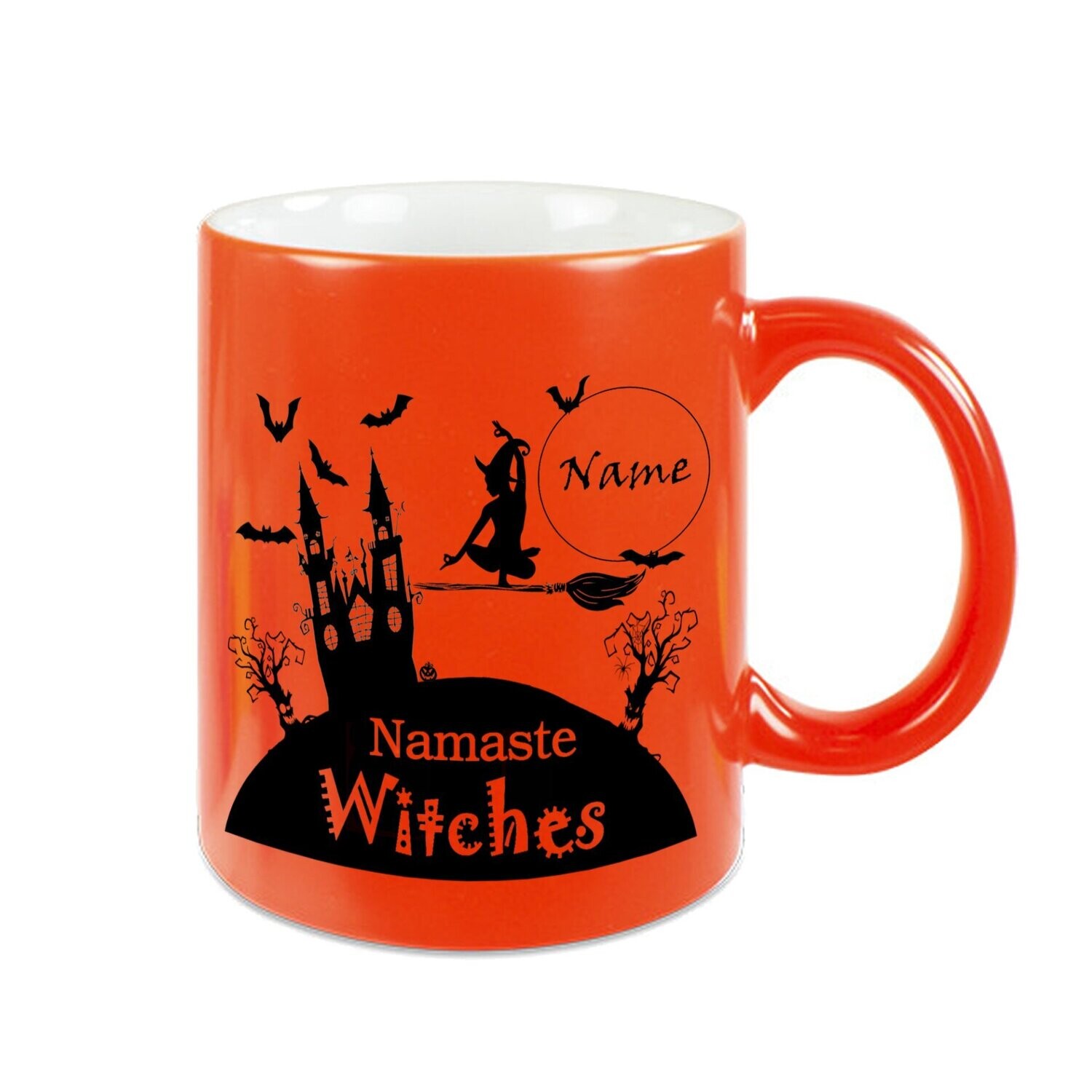 Namaste Witches Neon Tasse