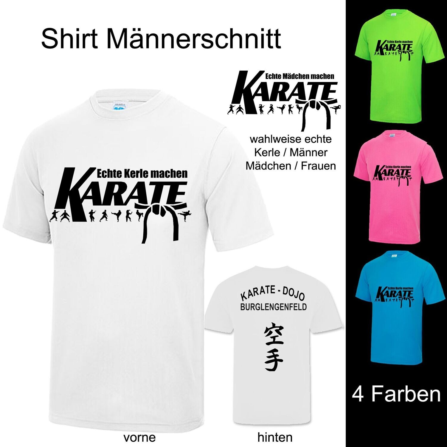 Karate Männerschnitt Shirt