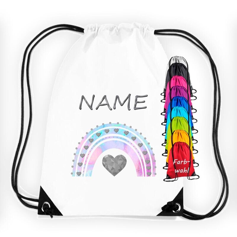 Pastell Regenbogen Turnbeutel Pastell Regenbogen Turnbeutel