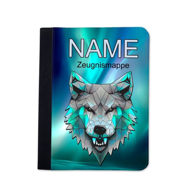 Wolf Zeugnismappe