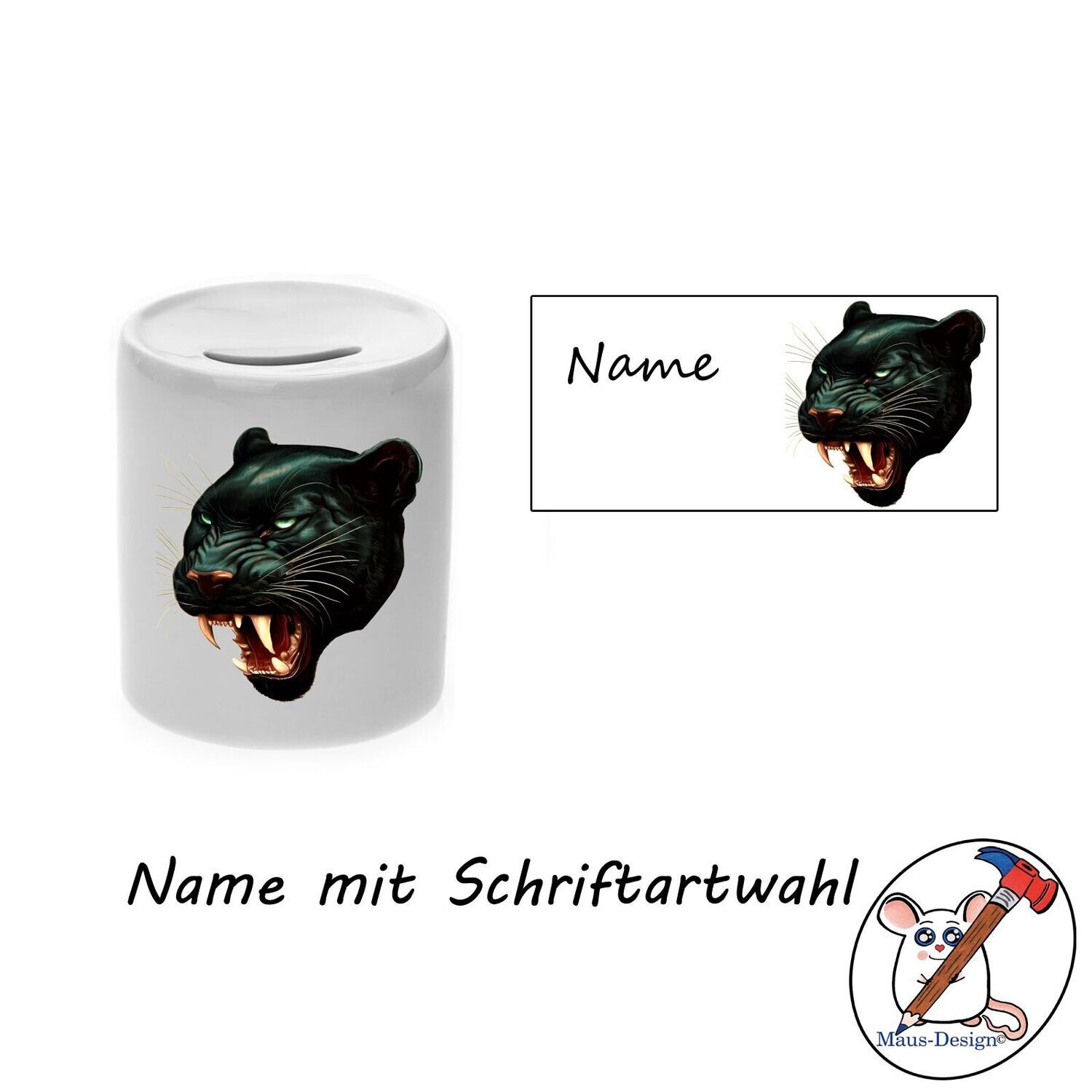 Panther Spardose