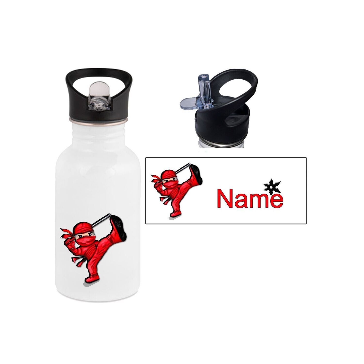 Ninja Edelstahl Trinkflasche