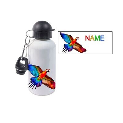 Papagei Alu Trinkflasche