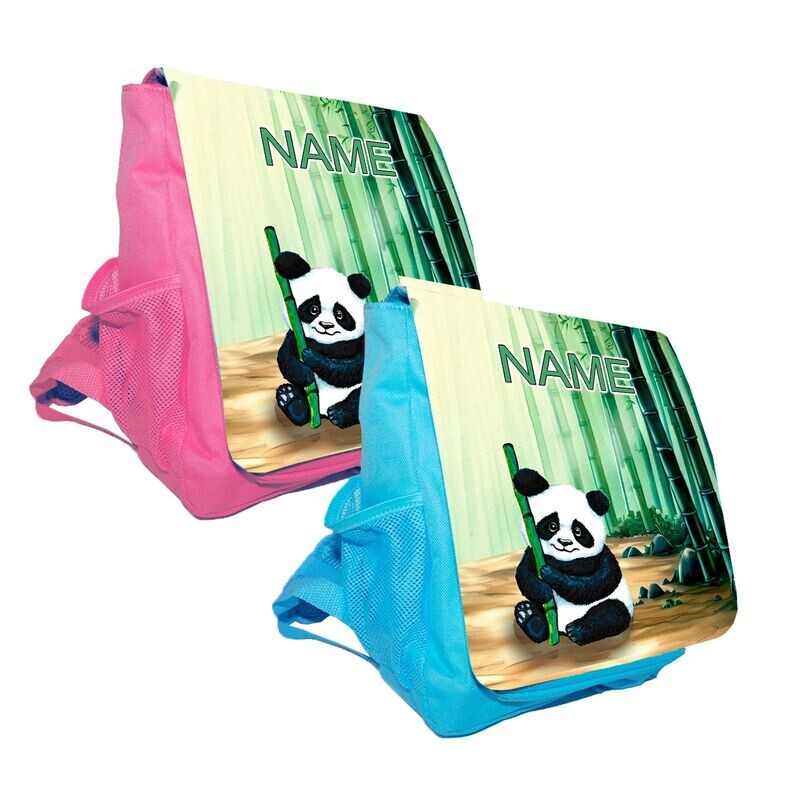 Panda Kindergartenrucksack "Kindergartenrucksack mit niedlichem Panda-Motiv im Bambuswald. Ideal für Tierfreunde."