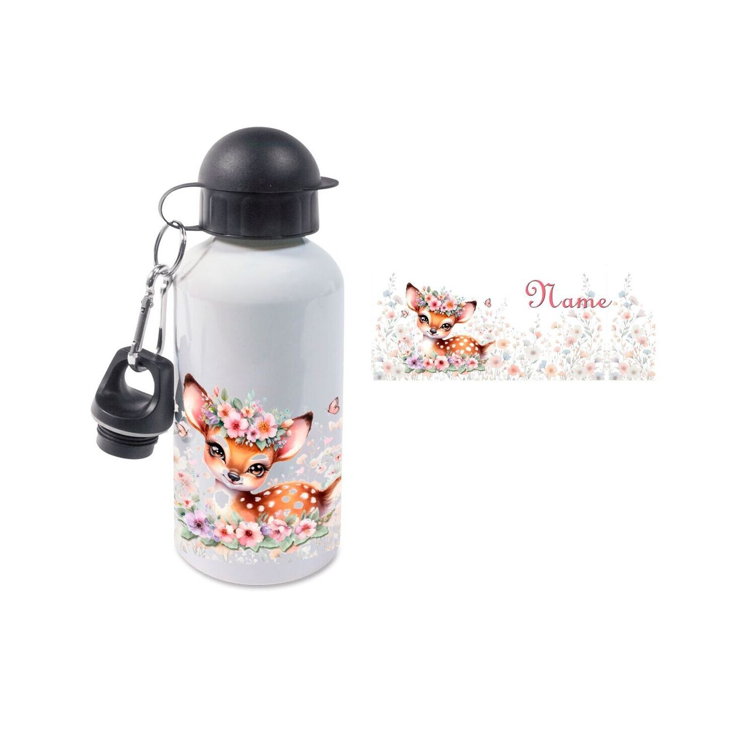 Reh Alu Trinkflasche