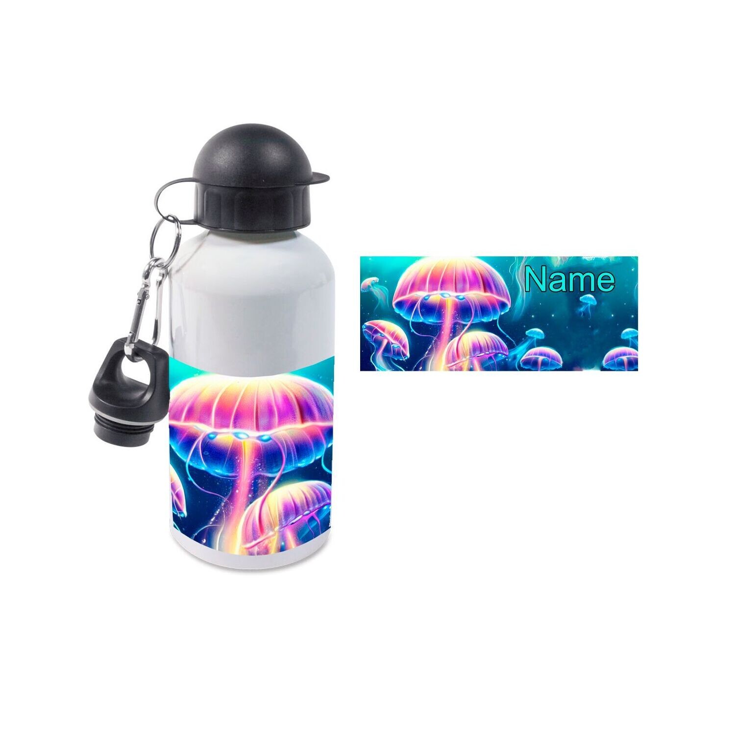 Qualle Alu Trinkflasche