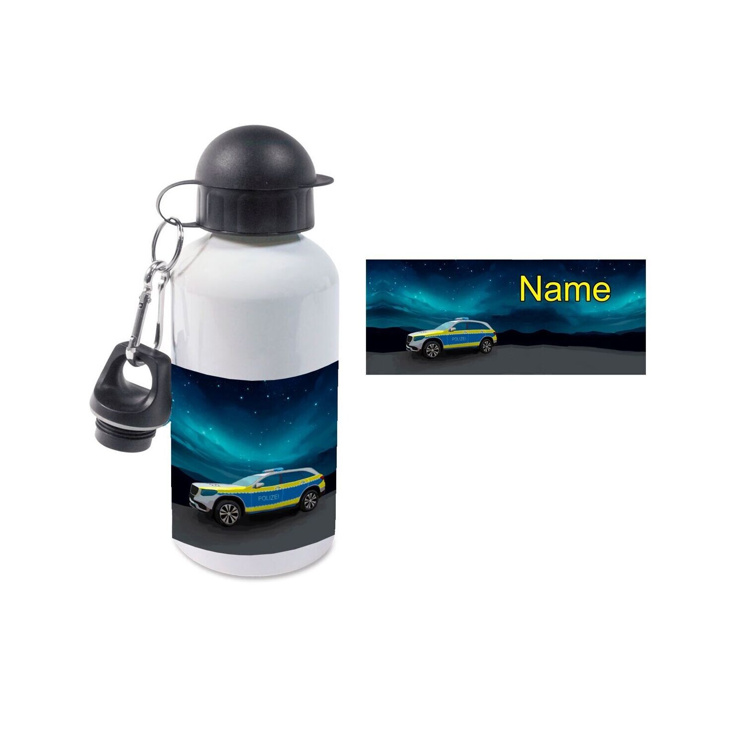 Polizei Alu Trinkflasche